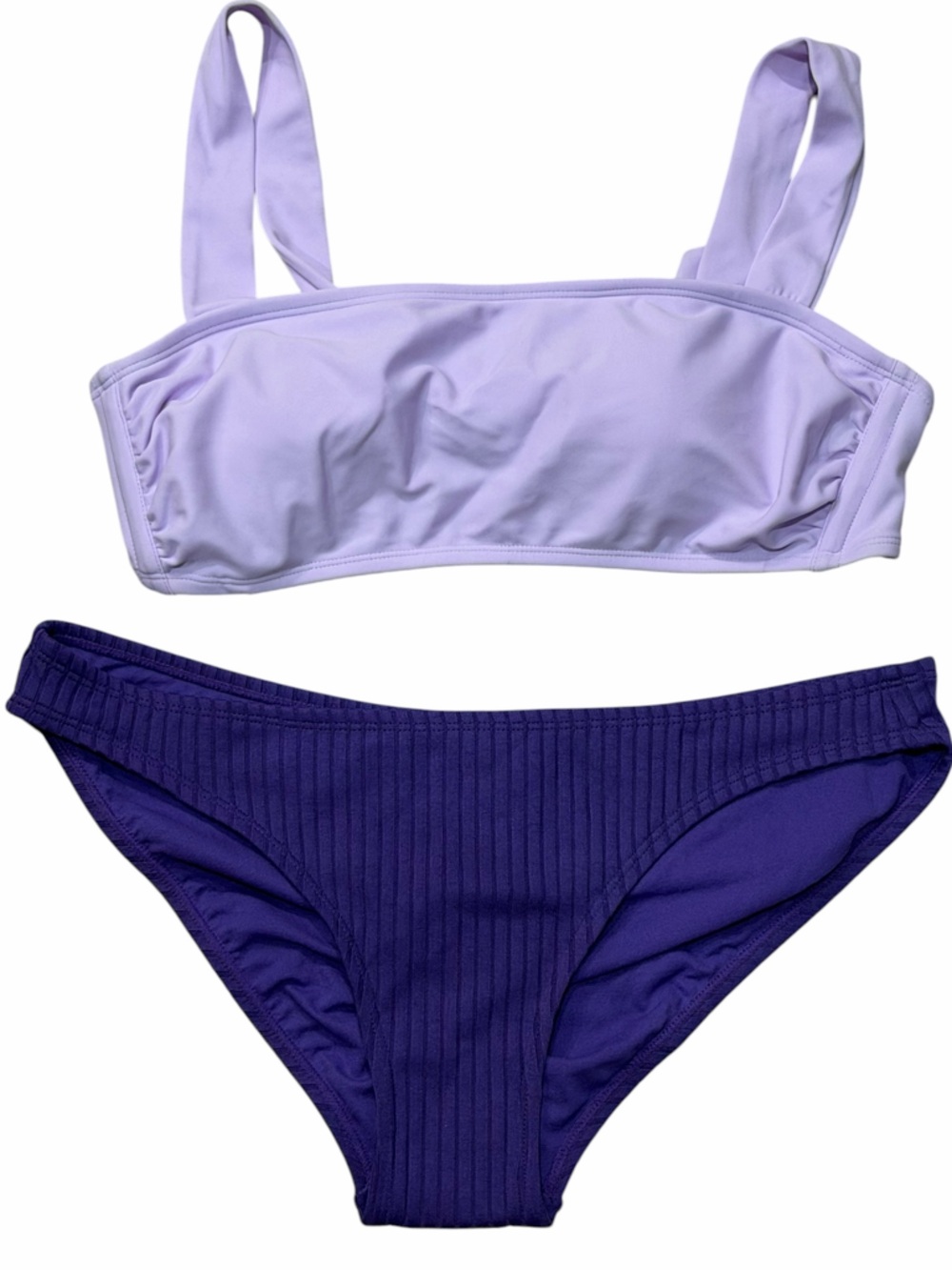 XHILARATION Bikini Lavender Purple Cheeky Bottoms Junior Size Large 8 10